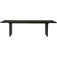 Gubi Private eettafel 100x260 cm Bruin-zwartgebeitst eikenhout