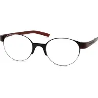 Porsche Design Leesbril P8812-Zwart / Bordeaux Rood-+1.50