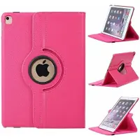 Ntech Hoes geschikt voor Apple iPad iPad 9.7 (2017 / 2018) hoesje 360° draaibaar Roze