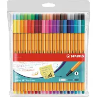 Stabilo Point 88 - Premium Fineliner 0,4 mm - Etui Met 40 Verschillende Kleuren