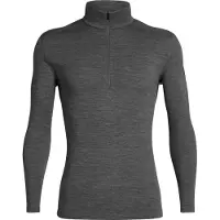 Icebreaker - 260 Tech L/S Half Zip - Merino-ondergoed XXL, grijs