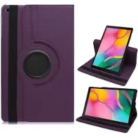 Ntech Hoesje Geschikt Voor Samsung Galaxy tab s6 lite 2024 hoes Paars Draaibare Hoesje Case Cover tablethoes - Tab s6 lite hoes 2020 / 2022 360 Hoes bookcase