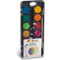 Primo Tempera Waterverf 12-set Ø30 + accessories