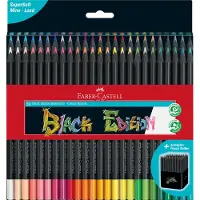 Faber-Castell Faber‑Castell – Black Edition Colour Pencils – 50 Pack (116450)