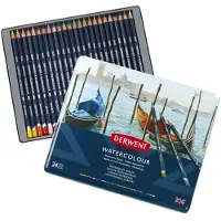 Derwent Metaal Doos Aquarelpotlood 24 Eenheden