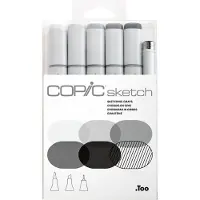 Copic Sketch 5+1 Sketching Grays