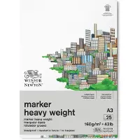 Winsor & Newton bleedproof markerpapier 160 gram - A3