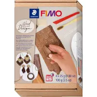 Staedtler - ovenhardende boetseerklei - how-to-create-set - wood-effect