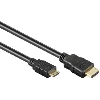 Goobay Mini HDMI - HDMI kabel | CCS aders | HDMI2.0 (4K 60Hz + HDR) | 3 meter