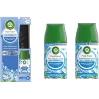Air Wick Freshmatic Starterkit Antraciet Grijs - Pure Lentedauw + 2 Extra Navullingen