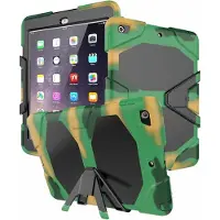 Ntech Hoes geschikt voor Apple iPad 9.7 (2018-2017) Extreme Armor hoes - Camouflage