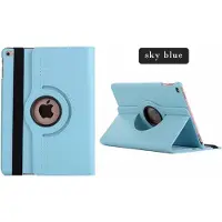 Ntech Hoes geschikt voor Apple iPad 2019 /2020 /2021 (10.2 inch) Draaibare Hoes met stylus pen - Turquoise