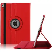 Ntech Hoes geschikt voor iPad 5e / 6e generatie (2018 / 2017) 360° draaibaar bookcase Rood – Hoes geschikt voor iPad (2017) / (2018) 9.7 inch cover met standaard