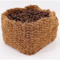 Aquagart 2 kokosplantmanden 25 x 25 x 20 cm, vijvermand voor oevermat en hellingmat