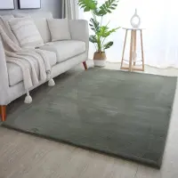 Muratap Pouffy fluffy hoogpolig vloerkleed uni kleur - woonkamer tapijt -