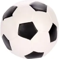 Flamingo Voetbal Groot - Hondenspeelgoed - 10 cm - Wit