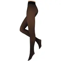 Sarlini Fleece panty - Dames - Bruin/Nude - Maat XXL- fleece panty - gevoerde panty - thermo panty - Tiktok panty - warme panty