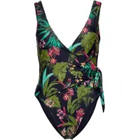 ONLY Badpak 'ONLJulie' turquoise / groen / pink / zwart