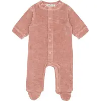 Witlof for kids boxpakje Dusty Pink velvet rib Roze Meisjes Fluweel Ronde hals - maat 62/68