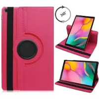 Ntech Hoes Geschikt voor Samsung Galaxy Tab S6 lite (2022 / 2021) Hoes - 360 graden draaibare tablethoes - Pink