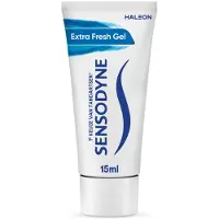 Sensodyne 3x Tandpasta Extra Fresh Gel Mini 15 Ml