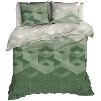 Romanette Dekbedovertrek Wallis Mineral Flanel-240 x 200 / 220 cm | Lits-Jumeaux