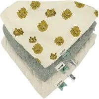 Trixie bandana slab - set van 3 Lucky Leopard unisex