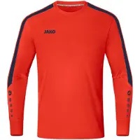 Jako Power Keepersshirt Oranje Donkerblauw