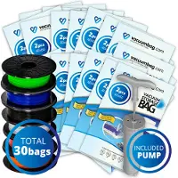 Vacuumbag.com Filament Vacuumzakken XL Pakket [Set 30 zakken + Pomp]
