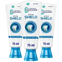 Sensodyne 3x Tandpasta Proglasur Active Shield Fresh Mint 75 Ml