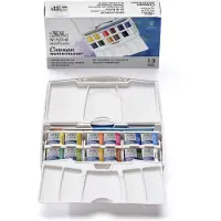 Winsor & Newton Cotman pocket plus aquarelverfset (12 halve napjes)