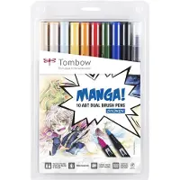 Tombow ABT Dual Brush 10-Set Manga Shonen