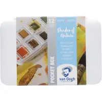 Van Gogh Pocket Box Aquarelverf 12-set Nature