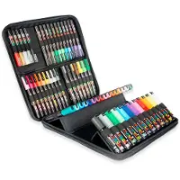 Adlibris PC-1MC/PC-3M/PC-5M/PC-8K verfmarker in luxekoffer (60 stuks)