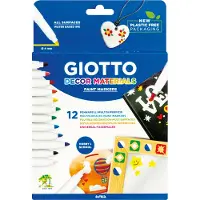 Giotto Decor Materials Paint Markers 12 stuks