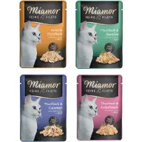 Miamor Feine Filets Thunfisch met Groenten Zak 24x100 g
