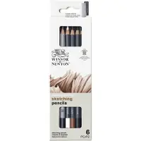 Winsor & Newton Studio - schetspotloden - 6 stuks