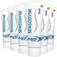 Sensodyne 6x Tandpasta Rapid Relief Mint 75 Ml