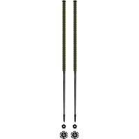 Les batons d'Alain - Skistokken - Koa voor Unisex van Wol - Maat 145 cm - Kaki
