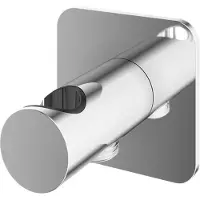 Hotbath Gal GL515 Wandsteun Met Uitlaat - Chroom - Kranen, Douchekranen, Douchekophouders & Uitlaten - 8720512332070 - Kranen, Douchekranen, Douchekophouders & uitlaten