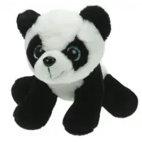 Merkloos Pluche knuffel dieren Panda beer van 25 cm - Knuffeldier