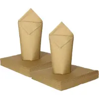 Givi Italia Feestelijke servetten - 100x - goud - 3 laags - 33 x 33 cm