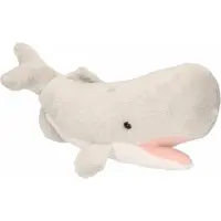 Merkloos Pluche knuffels walvis potvis 19 cm - Knuffel zeedieren