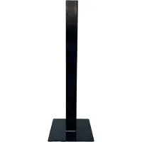 Laadhouder Metalen laadzuil | Montagepaal wallbox | Gepoedercoat staal weerbestendig | Laadpaal auto mogelijkheid | 100x10x10