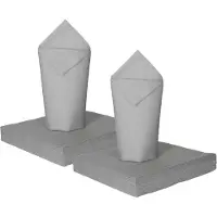 Givi Italia Feestelijke servetten - 40x - zilver - 3 laags - 33 x 33 cm