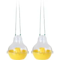 GUARD'n care 2x Wespenvangers/wespenvallen geel 20 cm -