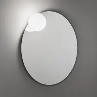 Estiluz Circ Ronde Spiegel met Wandlamp