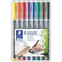 Staedtler Lumocolor S permanent - Box 8 st