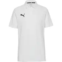 Puma teamGOAL Casuals Polo Heren sportshirt - White-Black
