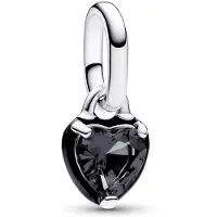 Pandora Me Black Chakra Heart Mini Dangle Charm